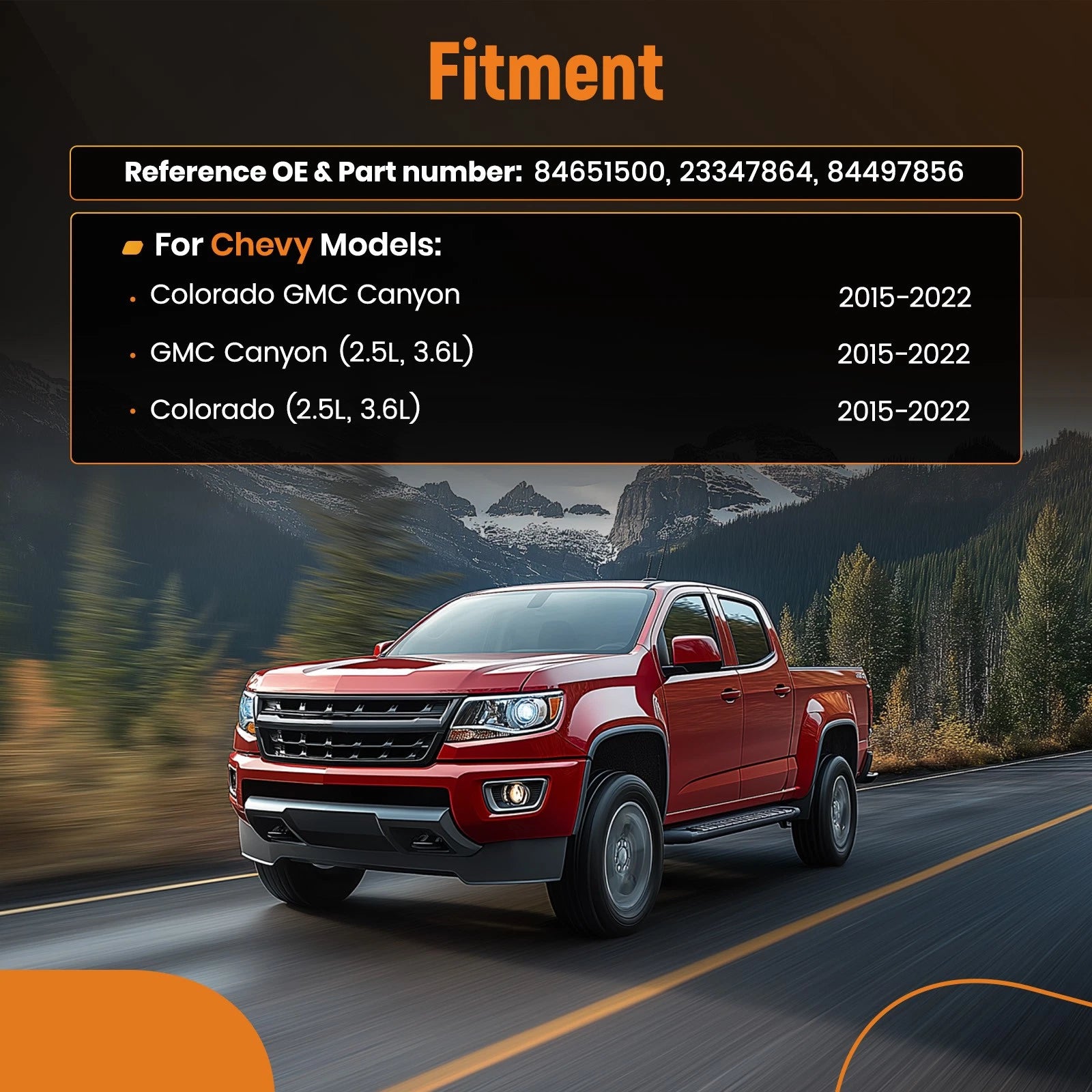 Active Grille Shutter for Chevrolet Colorado (2015–2022)