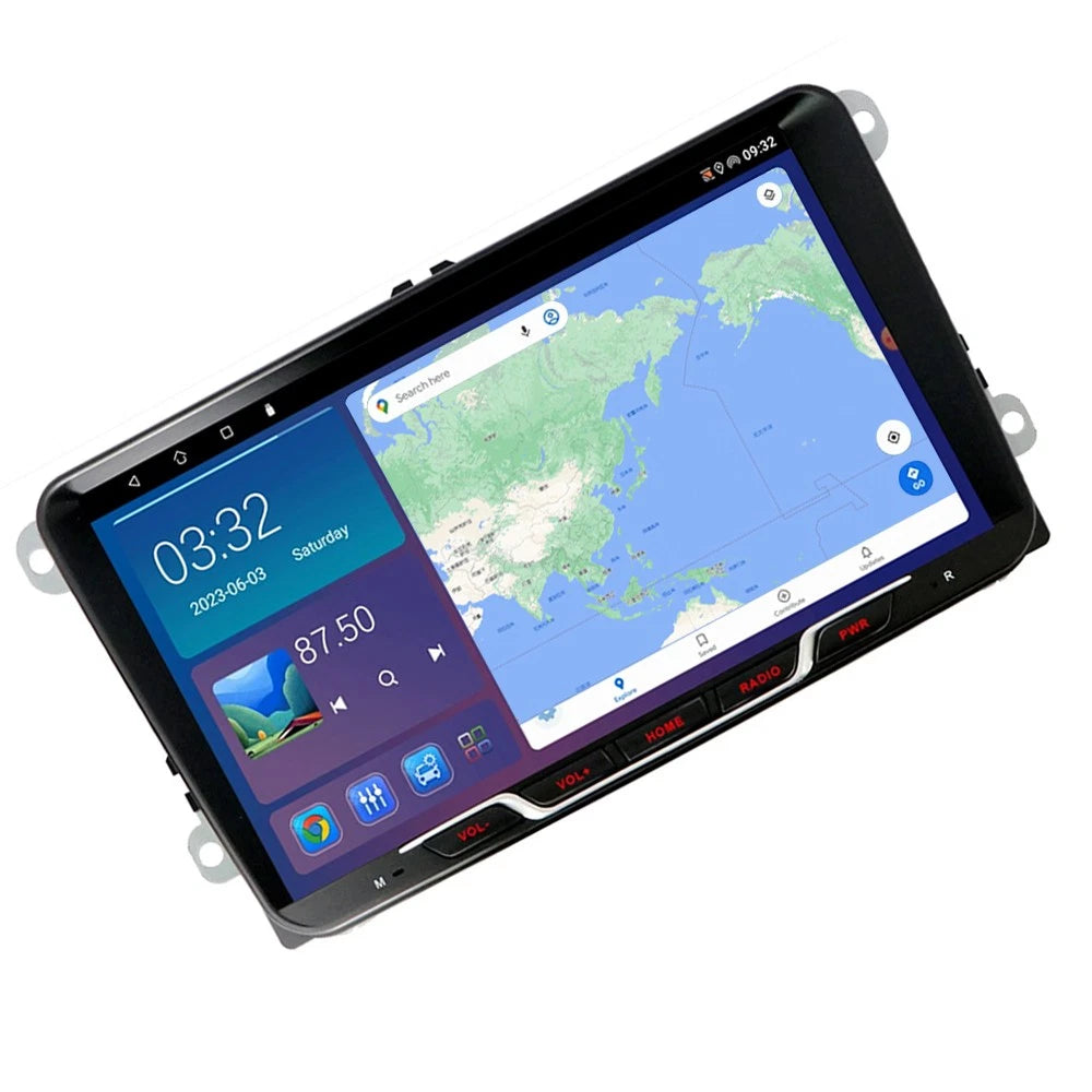 9 Inch CarPlay Android Head Unit for Volkswagen Polo (2010–2014)