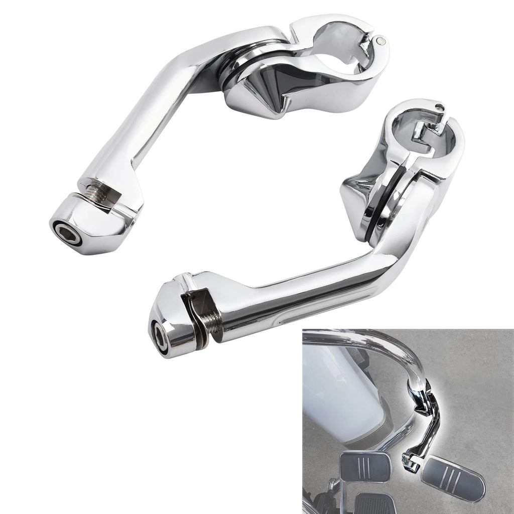 1 1/4" Adjustable Highway Foot Peg Mount for Harley Touring (Fit 2014–2023)