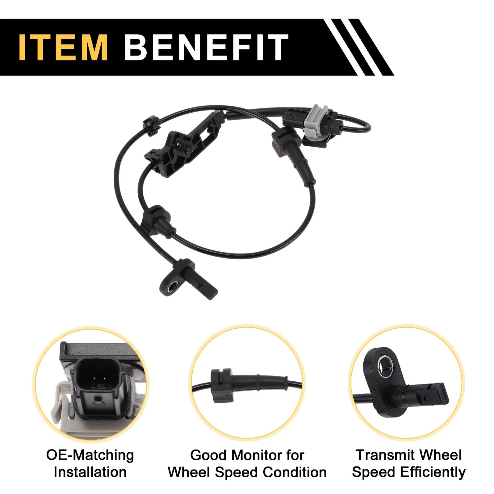 ABS Wheel Speed Sensor No. 5745030EH01 for Honda Accord (2024) 1Pc Right Front