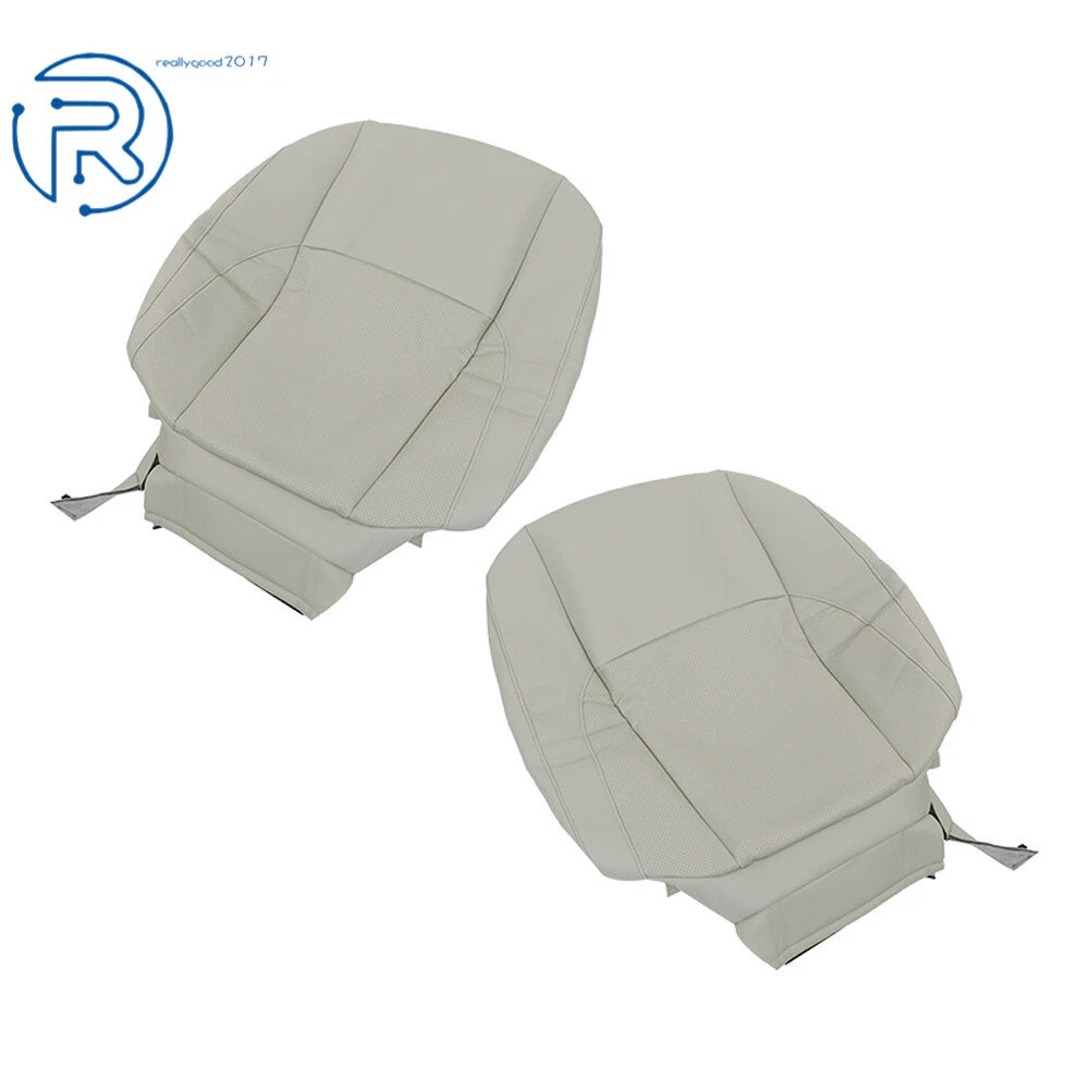 Set of 2 Front Seat Covers for Lexus ES350 (2007-2012) Light Gray