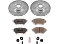 Front Brake Pad and Rotor Kit for Mazda Miata (2001–2005) YR238XT