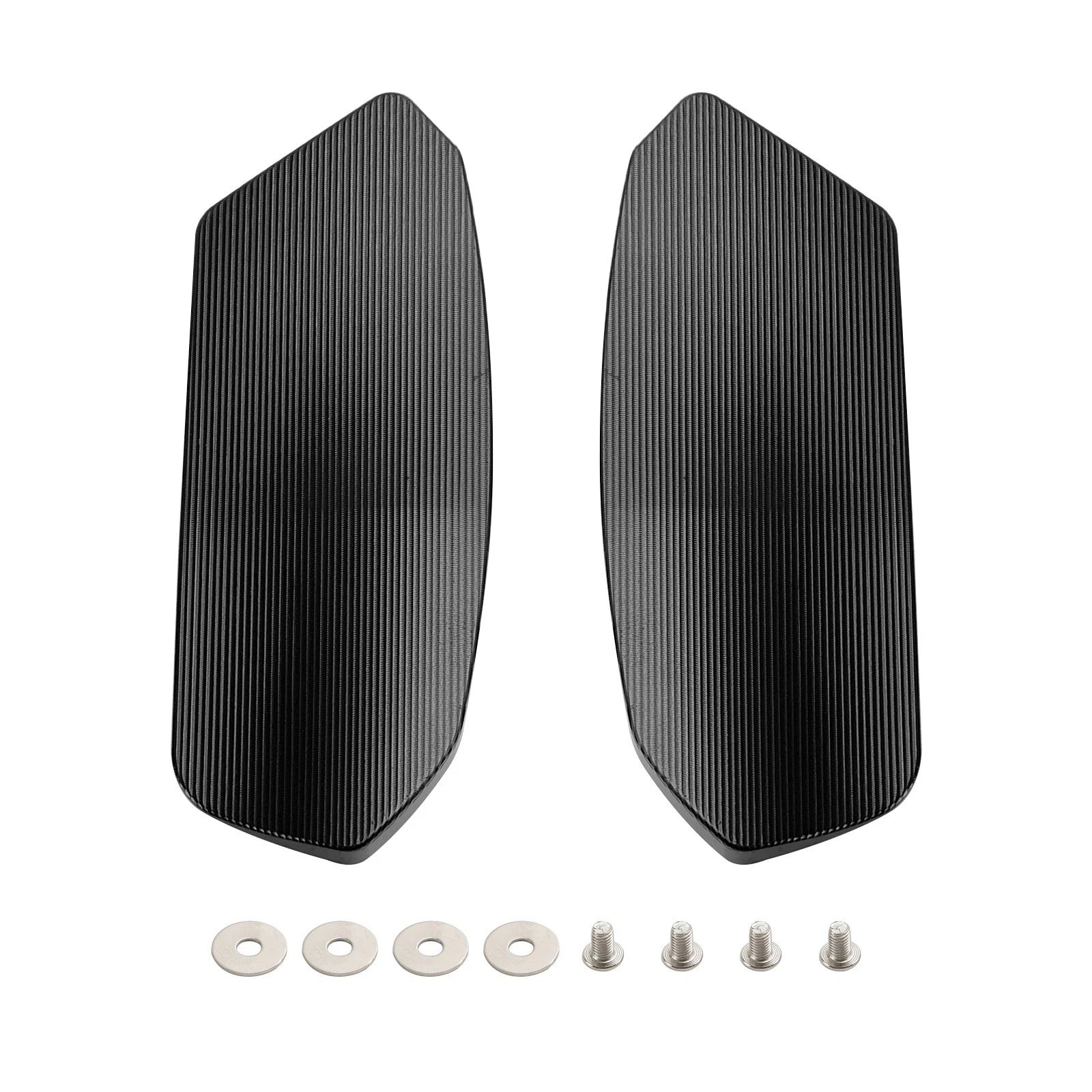 Alu Mirror Block Off Plates Hole Caps Black for Suzuki GSXR1000/R (2017–2024) #2