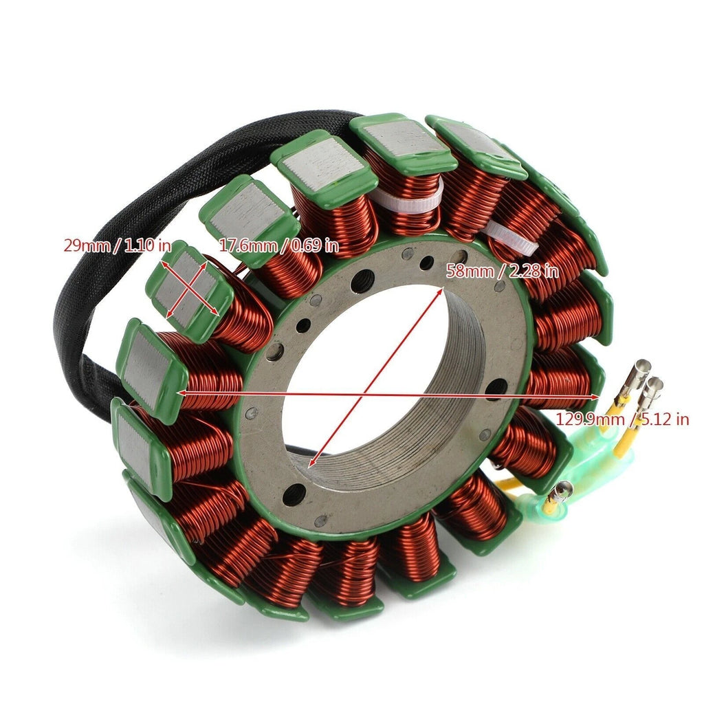 Alternator Magneto Stator for Tohatsu 40 50 70 90 Hp (2002–2011) #3Y9-06123-0
