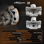 Rear Brake Caliper Set for Toyota Tundra (2007-2017)