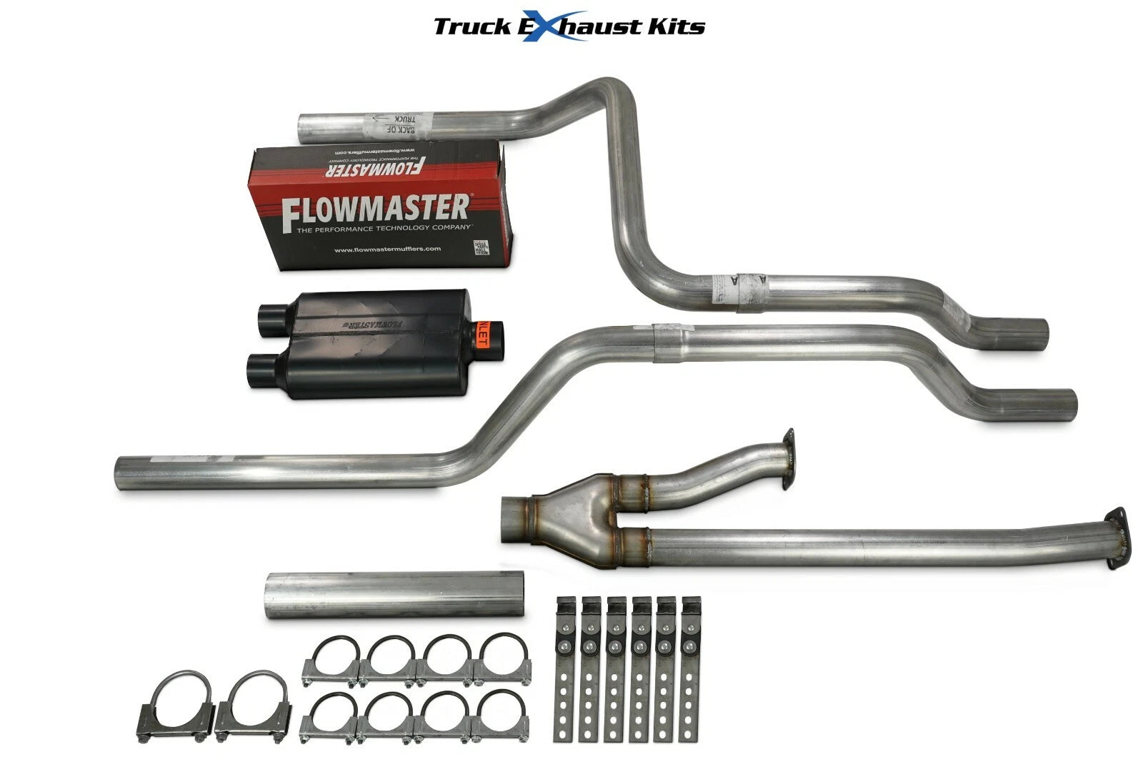 Dual Exhaust Kit for Toyota Tundra (2009–2013) 2.5" Rear Exit