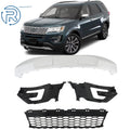 Front Lower Grille, Skid Plate, Fog Light Frame for Ford Explorer (2016–2017)