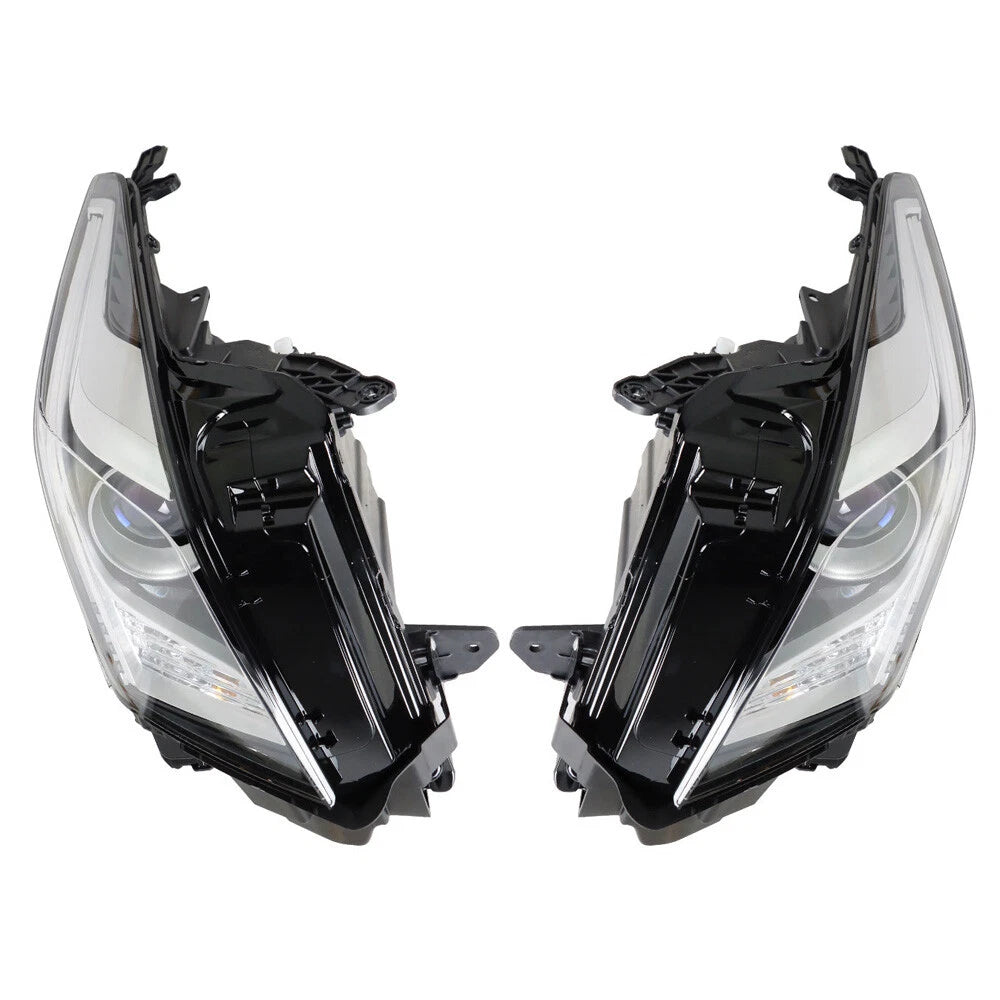Projector Headlight Assembly for Cadillac ATS (2013–2018) Halogen Left+Right