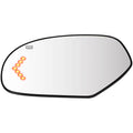 Left LH Driver Side Power Heated Mirror Glass for Chevy Silverado GMC (2007–2014)