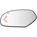 Left LH Driver Side Power Heated Mirror Glass for Chevy Silverado GMC (2007–2014)