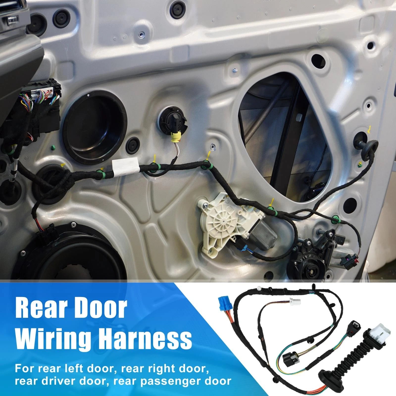 Rear Door Harness w/ Connector for Dodge RAM 1500 2500 3500 4500 (2010–2023) 56051931AA