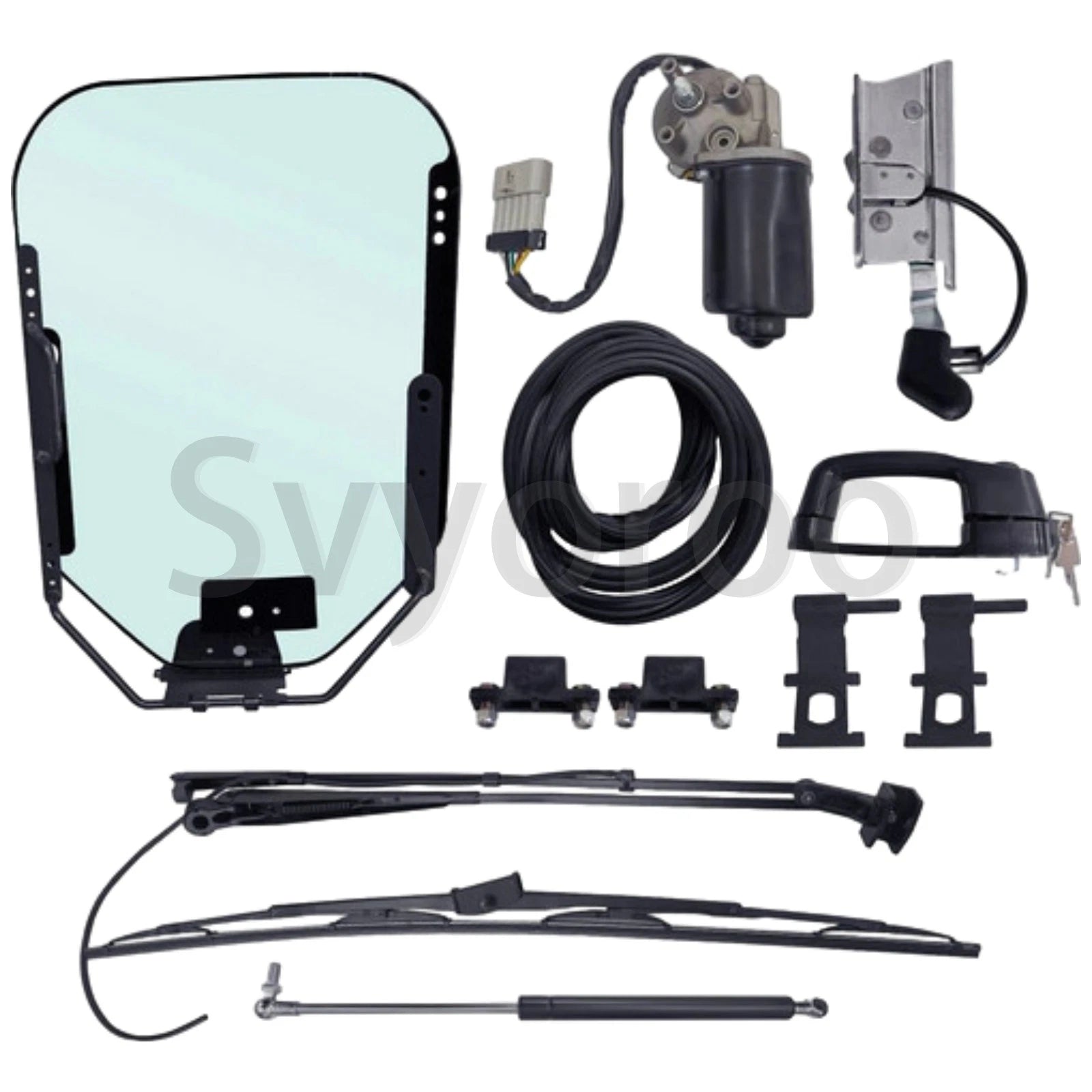 Front Door Glass Kit 7120402 for Bobcat S450 S550 S630 S650 T650 T770
