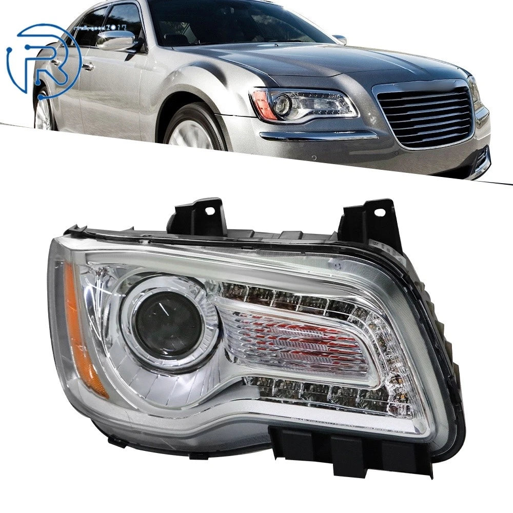 Right Side Halogen Clear Headlight Assembly for Chrysler 300 (2011–2014)