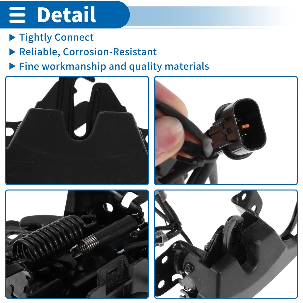 Hood Latch Assembly for Kia Optima (2016–2020) No. 81130D4010 1 Pc