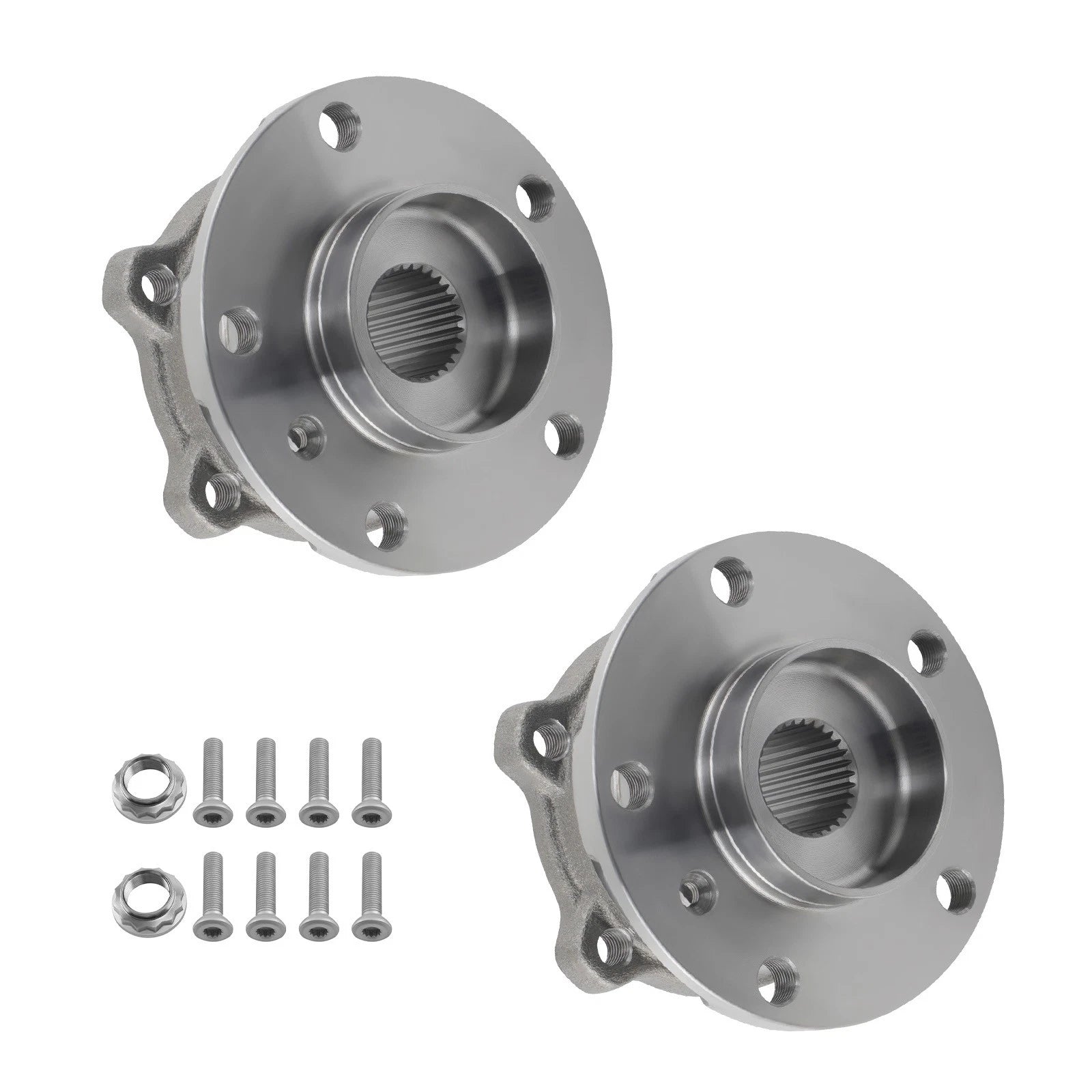 2X Front Wheel Bearing Hub Assembly for BMW X5 X6 (2007–2013)