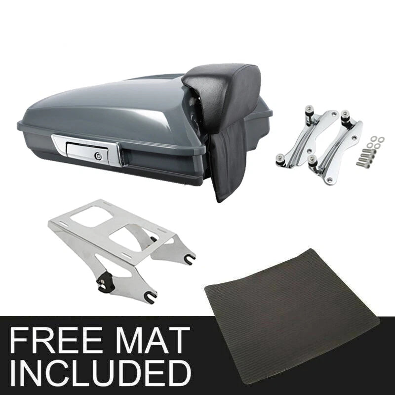Razor Trunk Mount Docking for Harley Street Glide FLHX (2014–2026) Gunship Gray