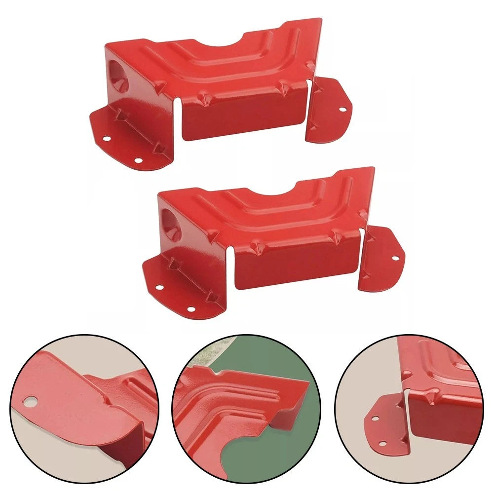 Deck Belt Cover for - Metal, Red