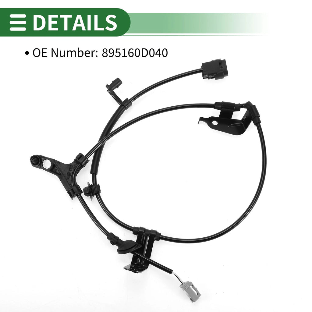 ABS Wheel Speed Sensor No. 895160D040 for Toyota Soluna Vios (2002–2013)