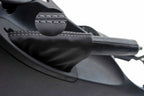 E Brake Boot Cover for Nissan 370Z (2008–2019) Black Gray Stitch