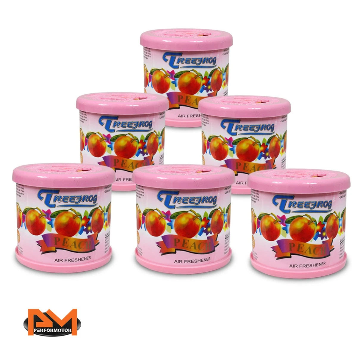 Air Freshener for X6 (Car/Office) - Long Lasting Peach Scent, 80g Gel