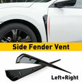 Car Fender Blade Side Shark Gills Vent Gloss Cover Black Trim Universal 3D