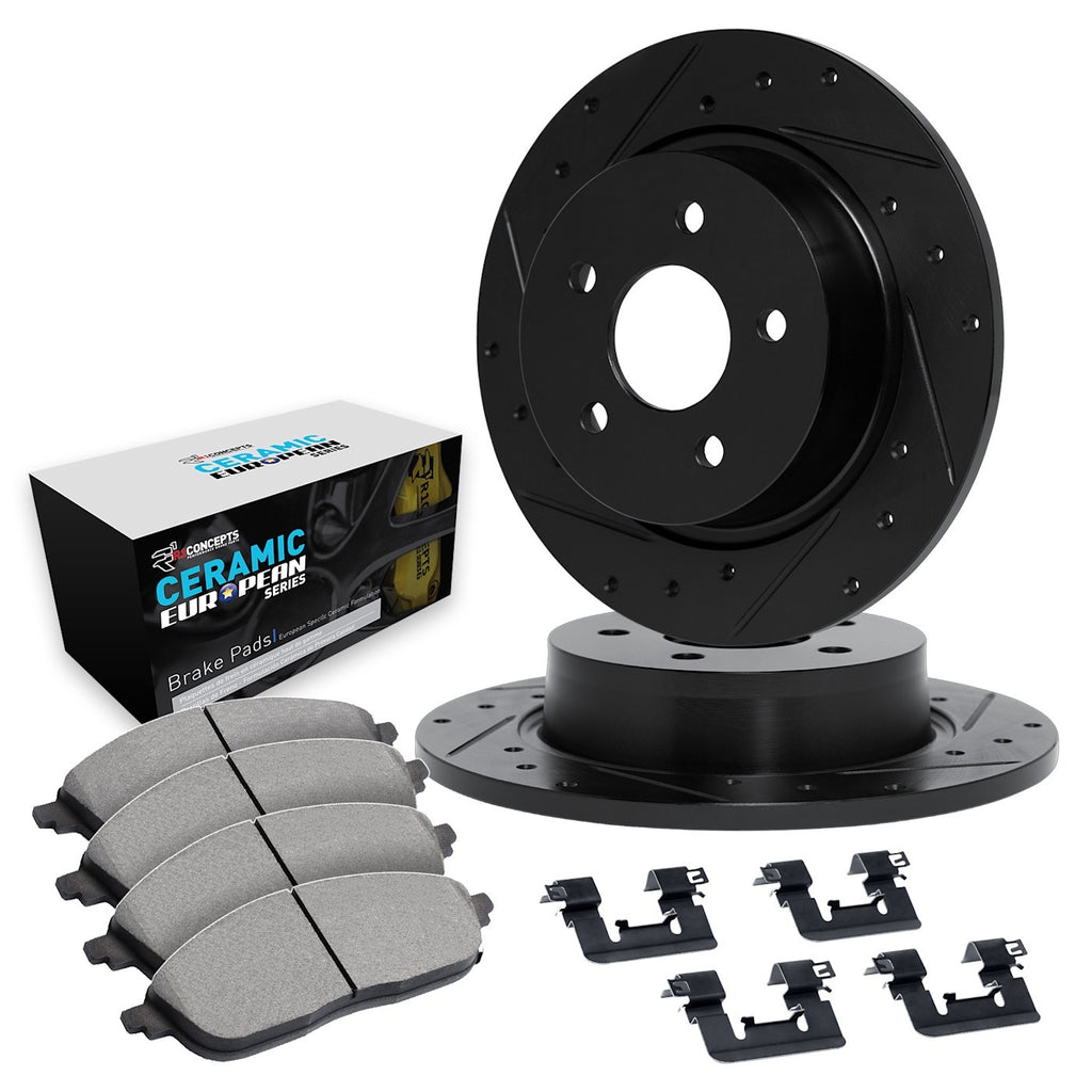 2X Brake Disc and Pad Kit for Jaguar XJS