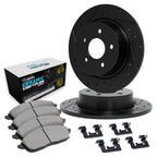 2X Brake Disc and Pad Kit for Jaguar XJS