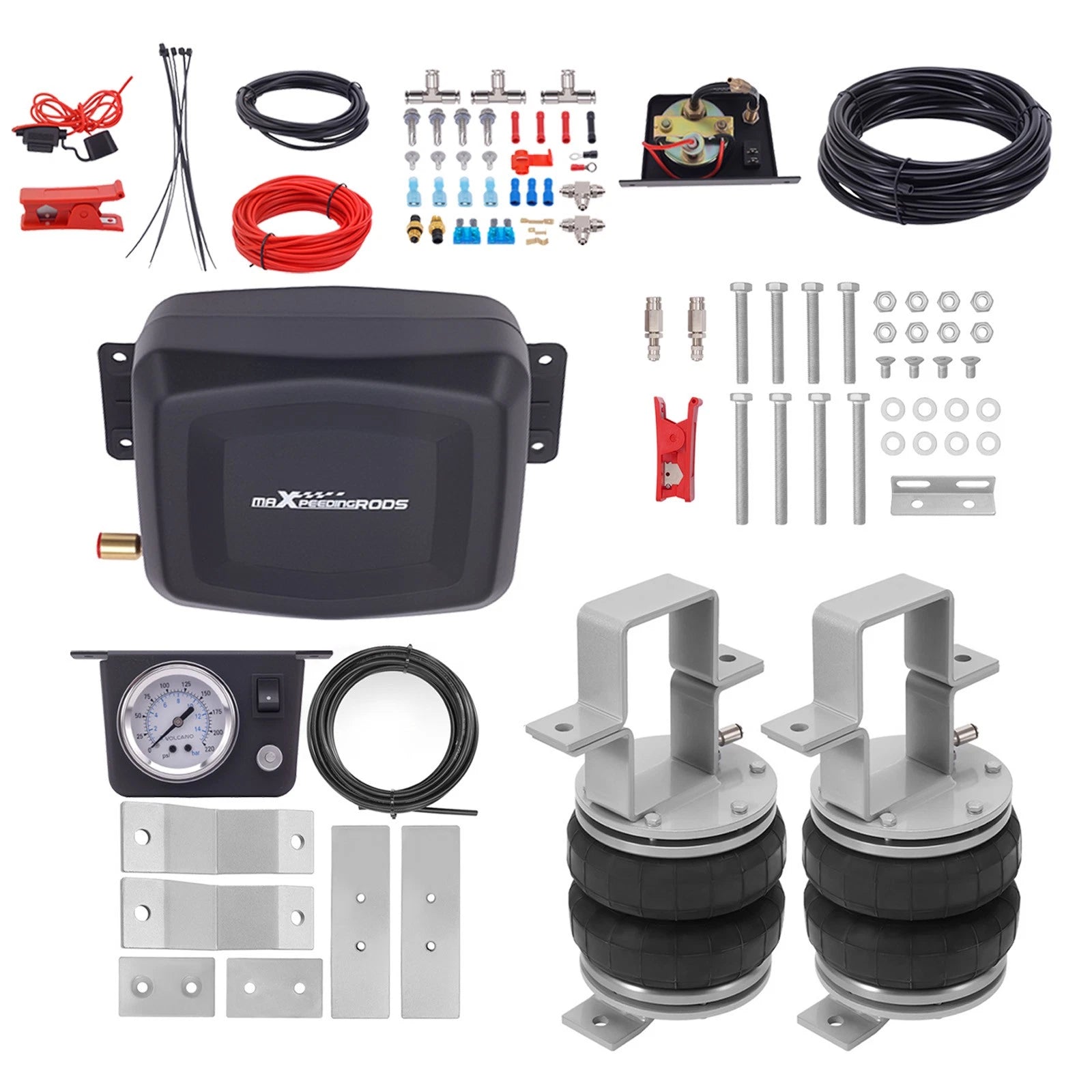Air Suspension Kit + Air Shock Compressor for Mercedes Sprinter Van