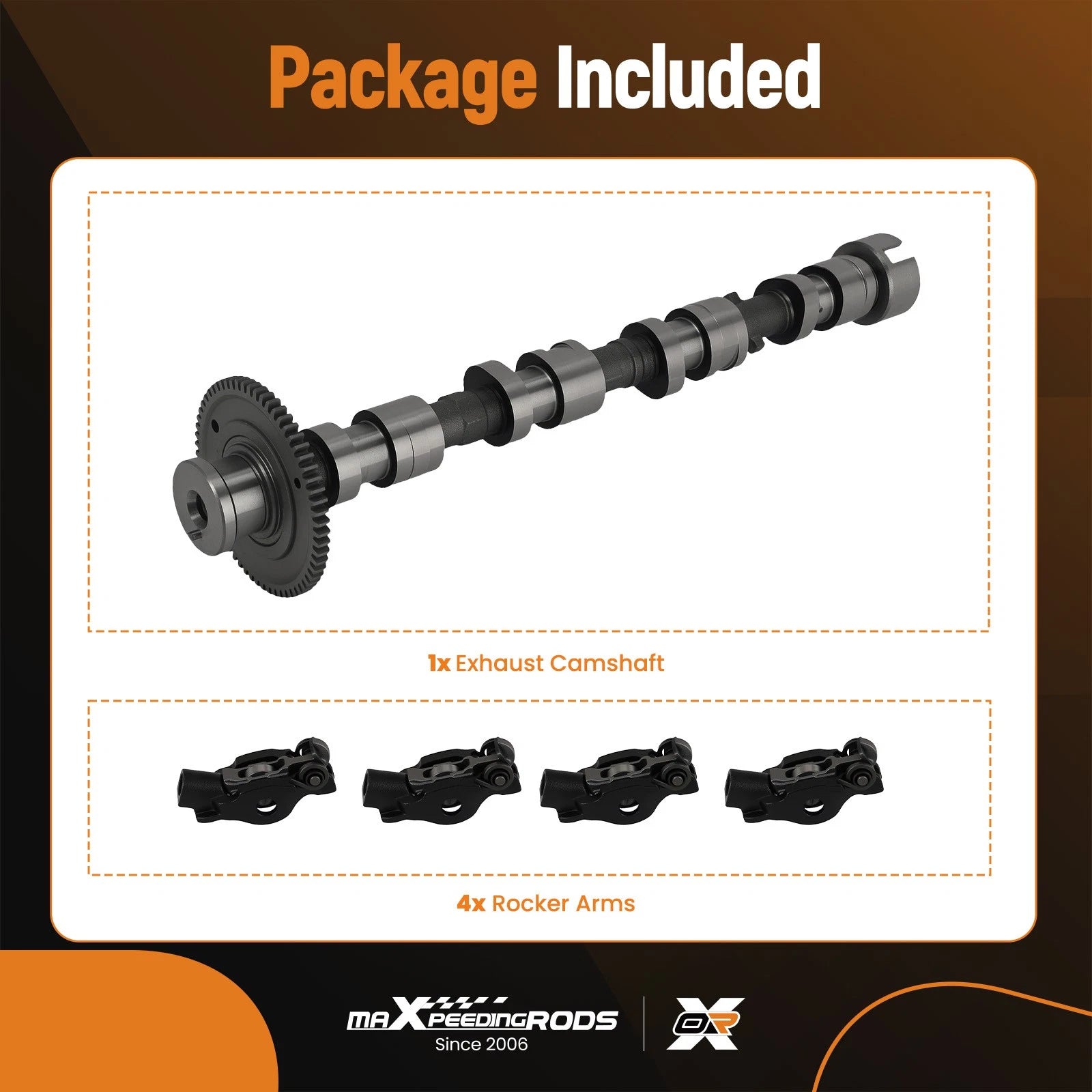 Engine Camshaft Set with 4 Rocker Arms for Mazda CX-5 2012–2017 KE GH SH