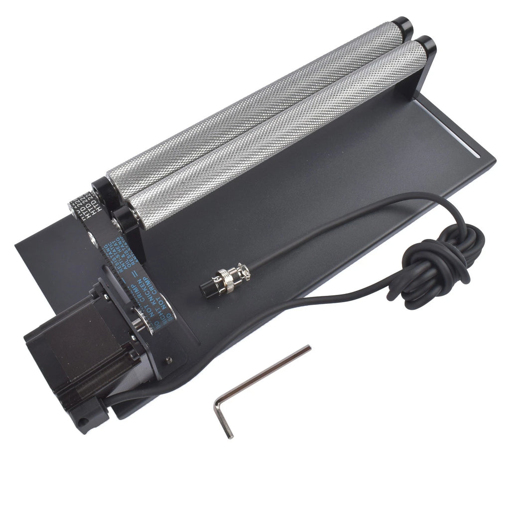Rotary Axis Attachment for CO2 Laser Engraver Cutter (50W and Above)