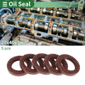 Set of 5 Oil Seal Rotary Shaft Seal FKM Rubber 27x40x7mm