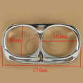 Headlight Bezel Scowl Outer Fairing Extension for Harley Road Glide (1998–2013) Chrome