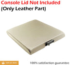 Leather Synthetic Console Armrest Cover for Nissan Titan (2004–2014) Beige