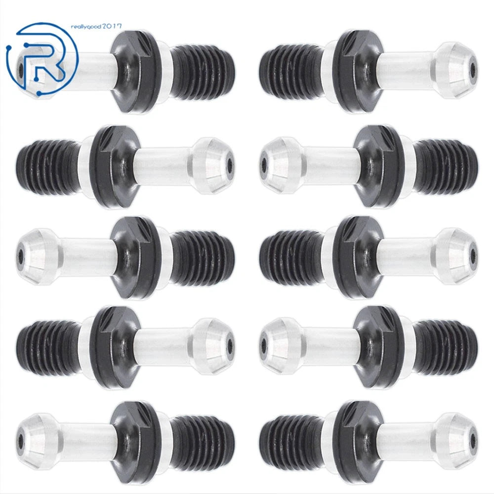 Set of 10 Pull Stud Retention Knobs for Kia Toshiba CNC BT40