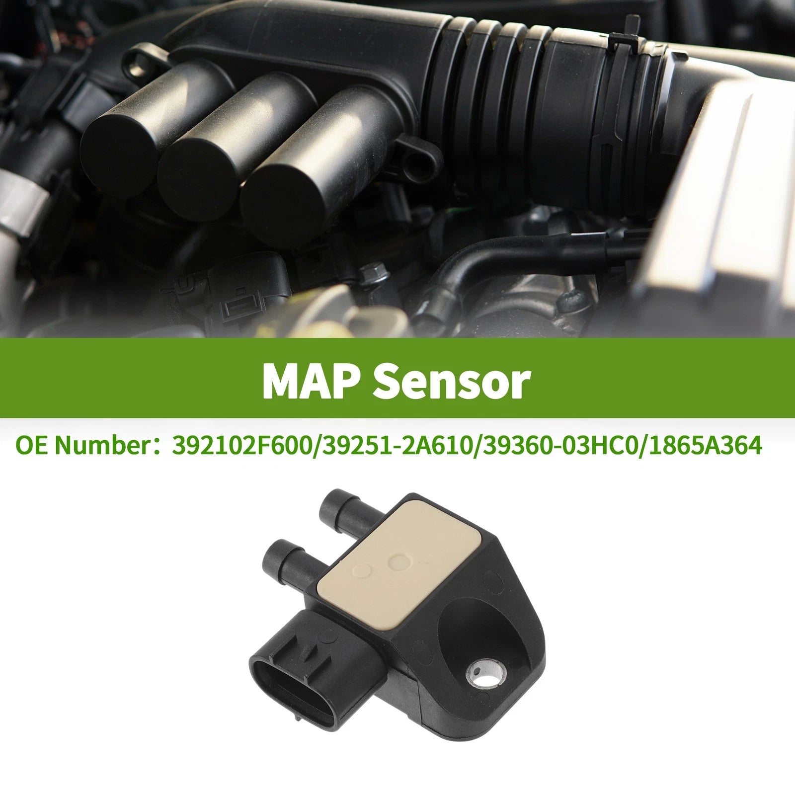 Manifold Absolute Pressure Sensor for Hyundai Ioniq (2016–2022) No.392102F600