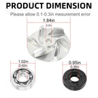 Water Pump Impeller Gasket Bearing & Seal for Polaris Xpress 400 400L (1996–1997)