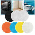 7 Piece Foam and Microfiber Polishing Pads Kit for Car Boat Glass Stone
