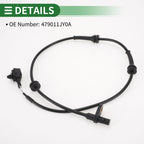 ABS Wheel Speed Sensor No. 479011JY0A for Nissan Tiida C11 (2007–2013)