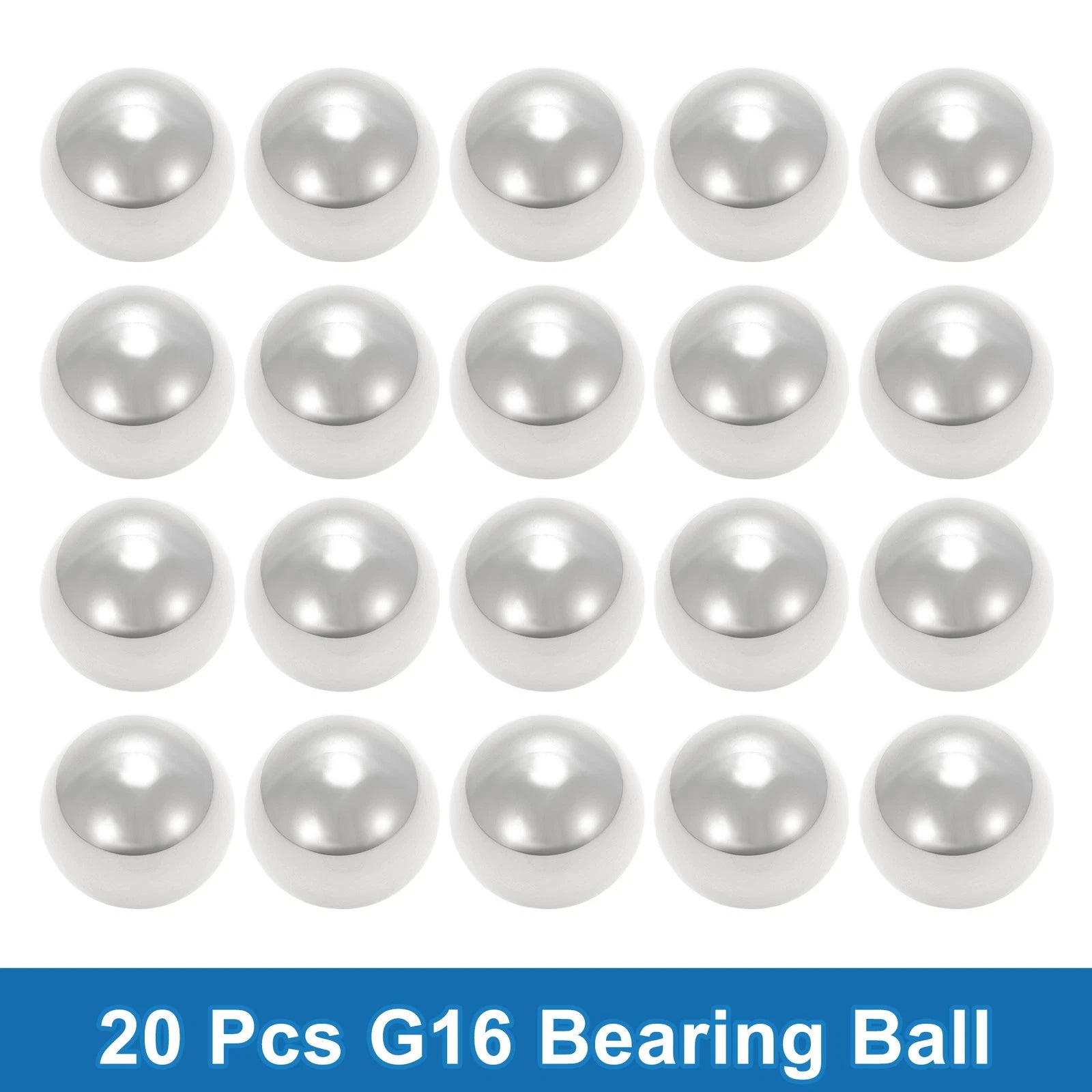 20 Pcs 11.1mm Precision Ball Bearings for G16