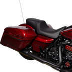 Predator 2-Up Seat for Harley-Davidson - Black Vinyl