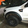 Matte Black Fender Flares for Ford Ranger T6 PX2 (2015-2018)