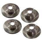 Front and Rear Disc Brake Rotors for Jeep Grand Cherokee (1999–2004)