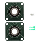 2 Pack Flange Pillow Block Bearing for Make Model