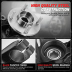 Front Left Driver Loaded Wheel Bearing Knuckle Assembly for Ford Focus (2006–2011)