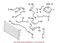 Lower Radiator Coolant Hose for BMW (OEM 17127625383)