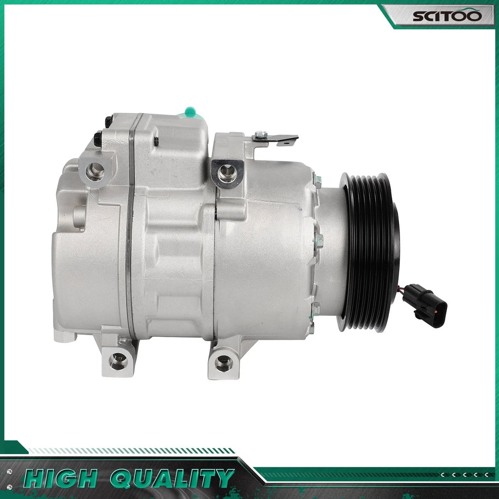 A/C Compressor w/Clutch for Hyundai Genesis (2014–2016) G80 G90 (2017–2019)