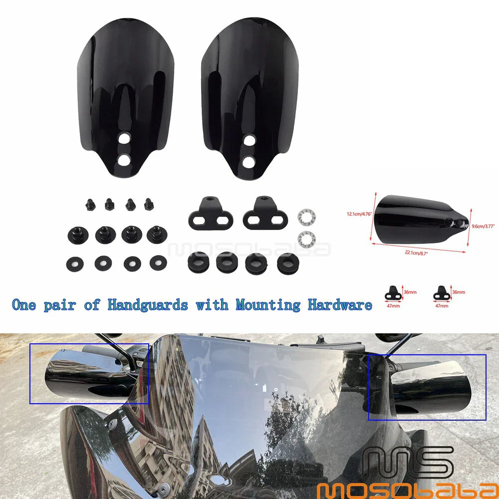 Handguards Protector Kits for Harley Touring Road Glide FLTRK FLHP FLHRXS FLTRX (2014-2023)