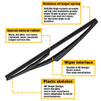 Rear Windshield Wiper Arm with Blade for Nissan Rogue (2008–2013)