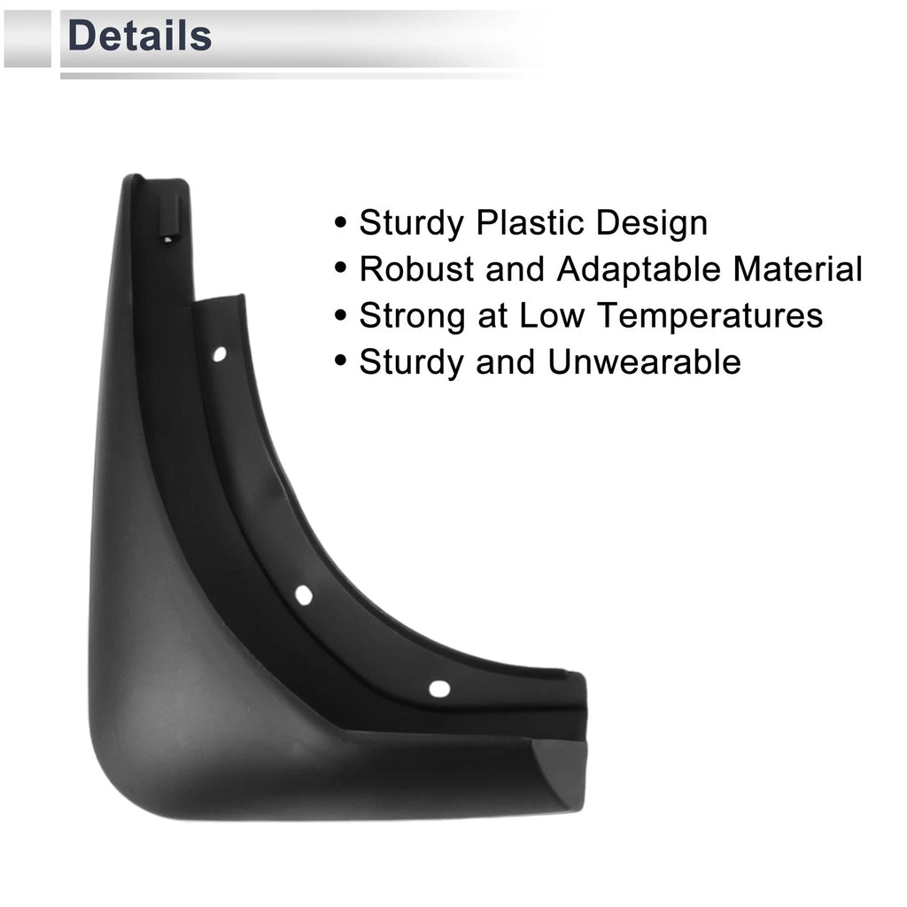 Set of 4 Mud Flaps Splash Guards for Audi A8 (2011–2017)
