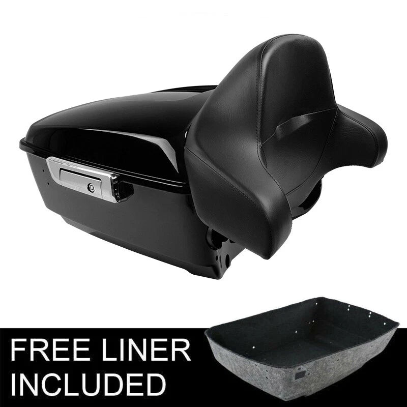 King Trunk Backrest Pad for Harley Touring Electra Street Road Glide (2014–2026)